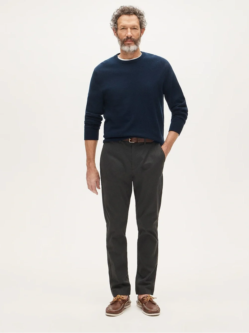 J. CREW 1040 Athletic Tapered-fit stretch chino pant in Gray 34/30 NWT $98 AV209